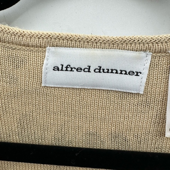 ALFRED DUNNER beaded womans floral boho chic cardigan coastal grandma artsy M - Picture 7 of 10